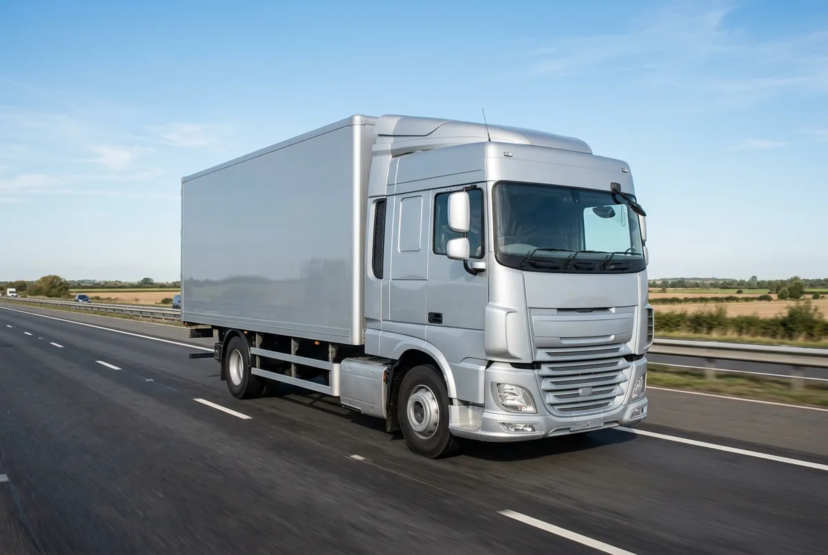 Generated illustration, not a photograph: DAF XF 530 FT, lorry, a 4×2 rigid lorry