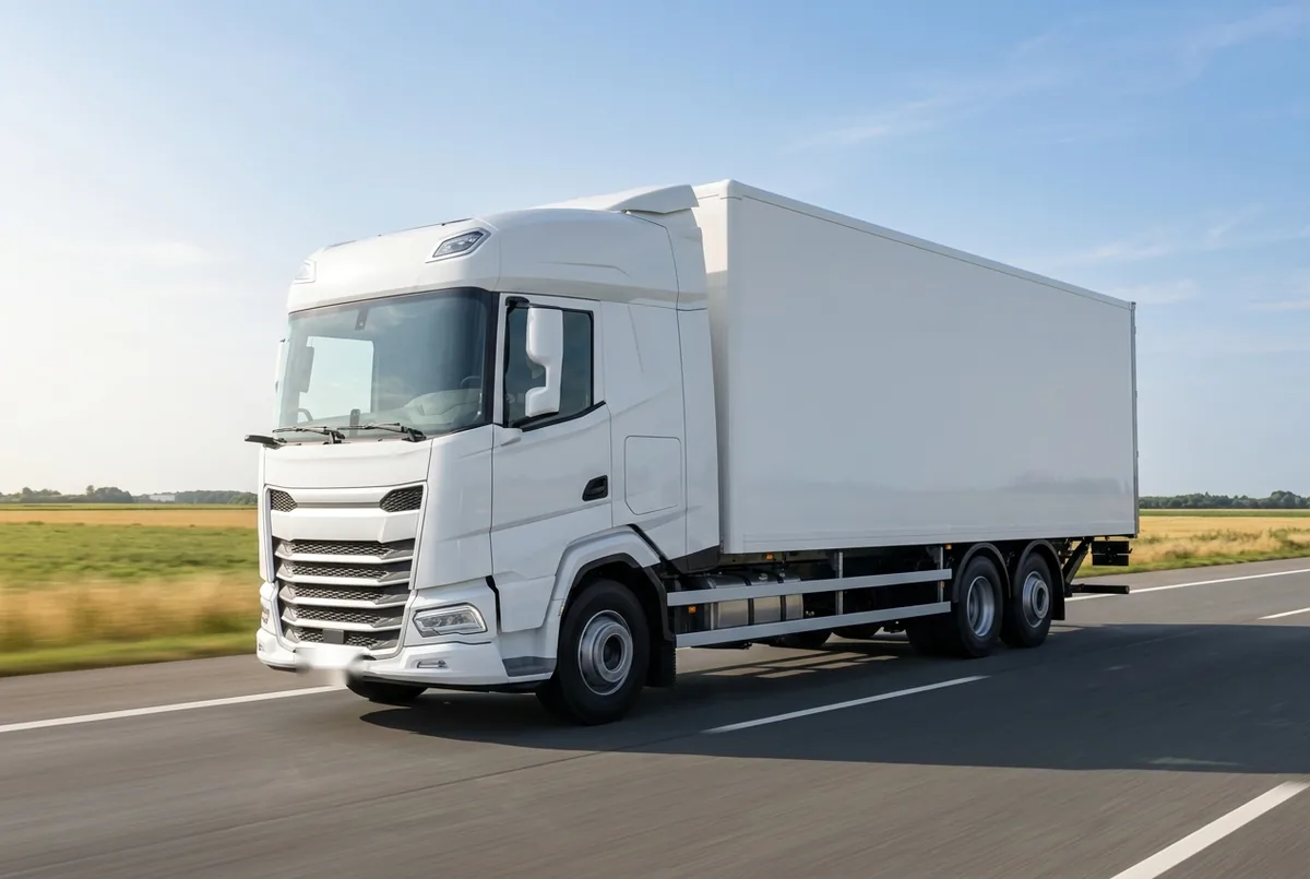 Generated illustration, not a photograph: DAF XG 450 FAN, a 6×2 rigid lorry