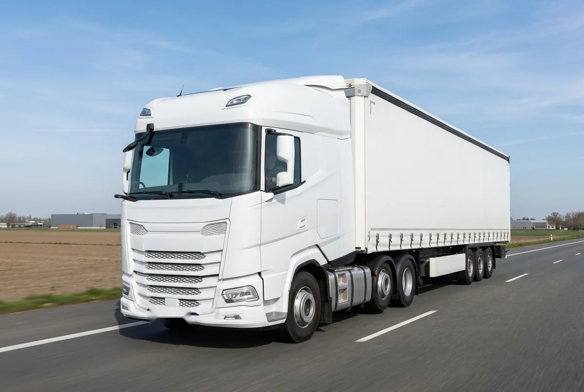 Generated illustration, not a photograph: DAF XG 450 FTG, a 6×2 tractor unit