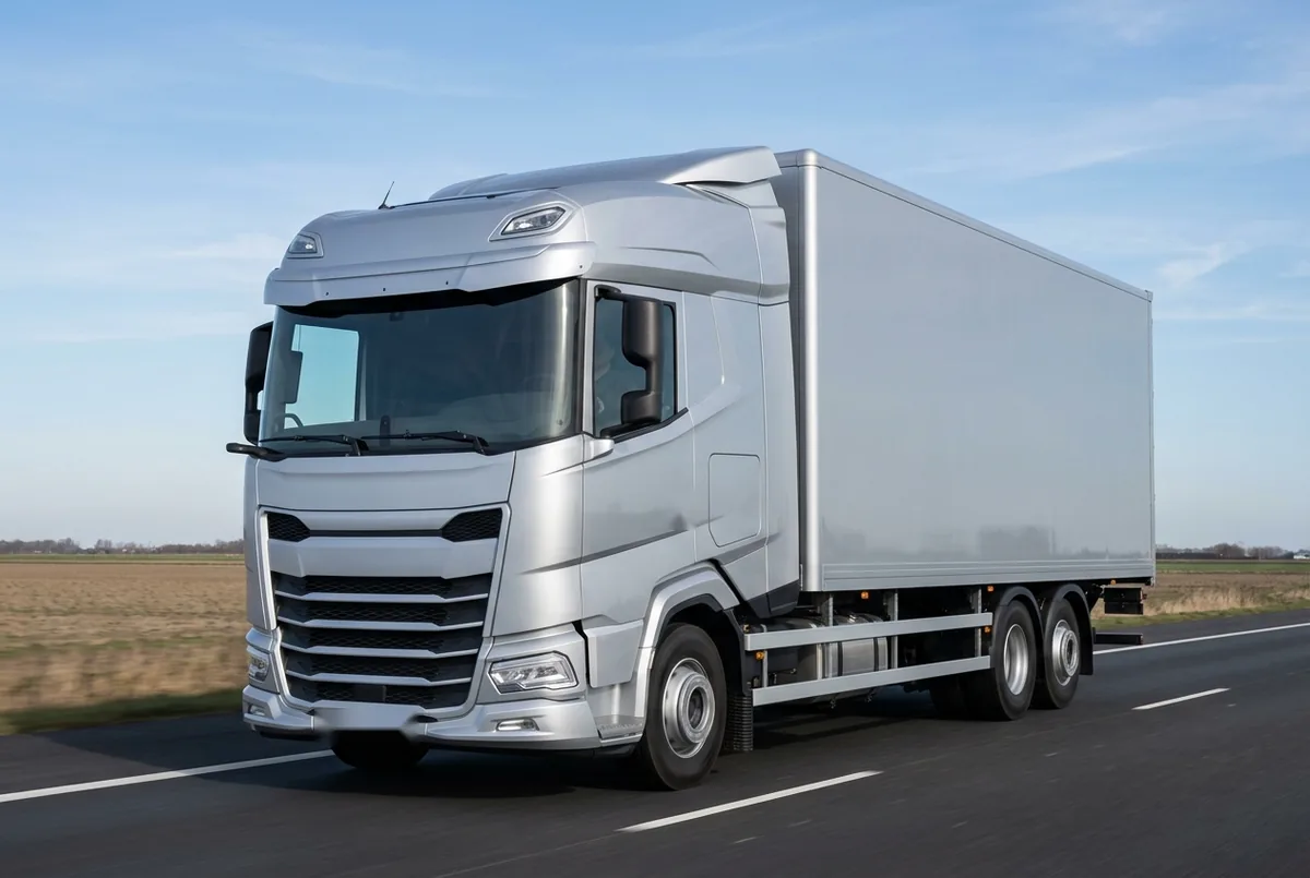 Generated illustration, not a photograph: DAF XG 480 FAN, a 6×2 rigid lorry