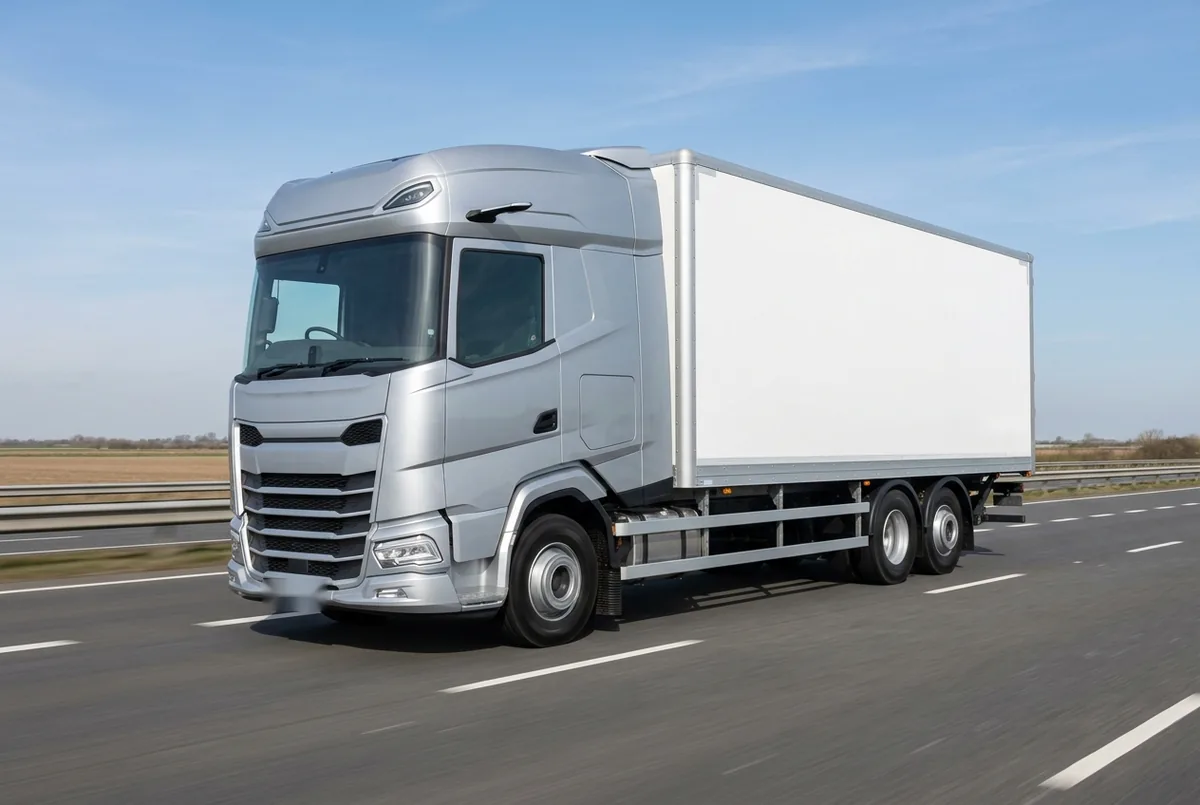 Generated illustration, not a photograph: DAF XG 480 FAR, a 6×2 rigid lorry
