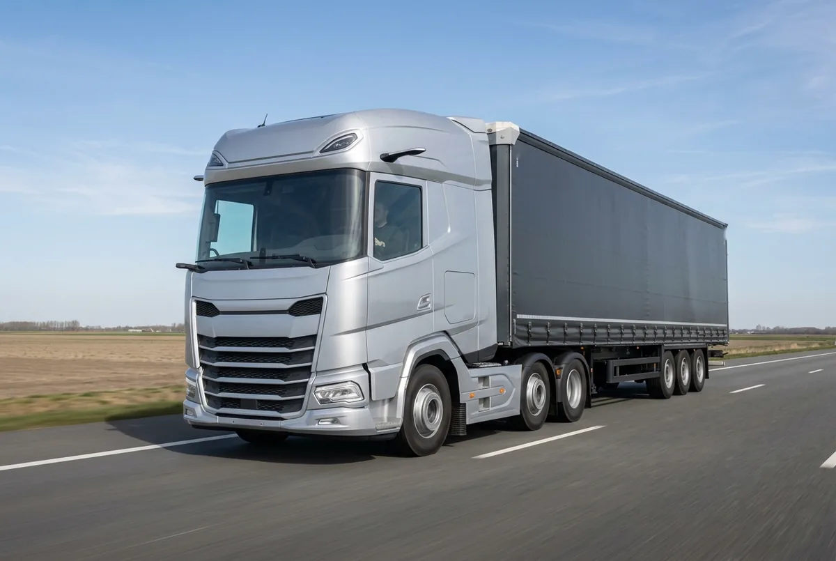 Generated illustration, not a photograph: DAF XG+ 480 FTN, a 6×2 tractor unit
