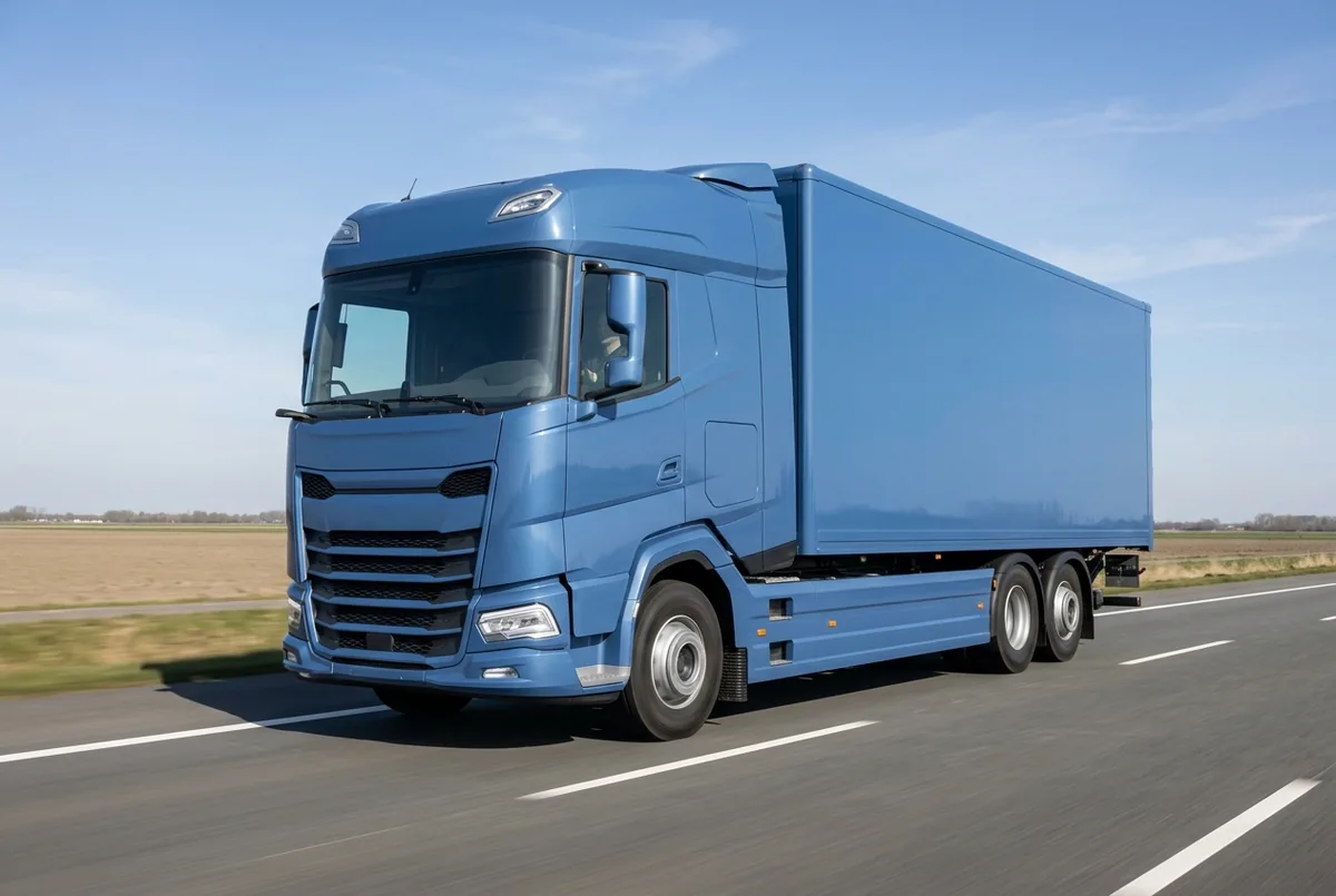 Generated illustration, not a photograph: DAF XG+ 530 FAS, a 6×2 rigid lorry