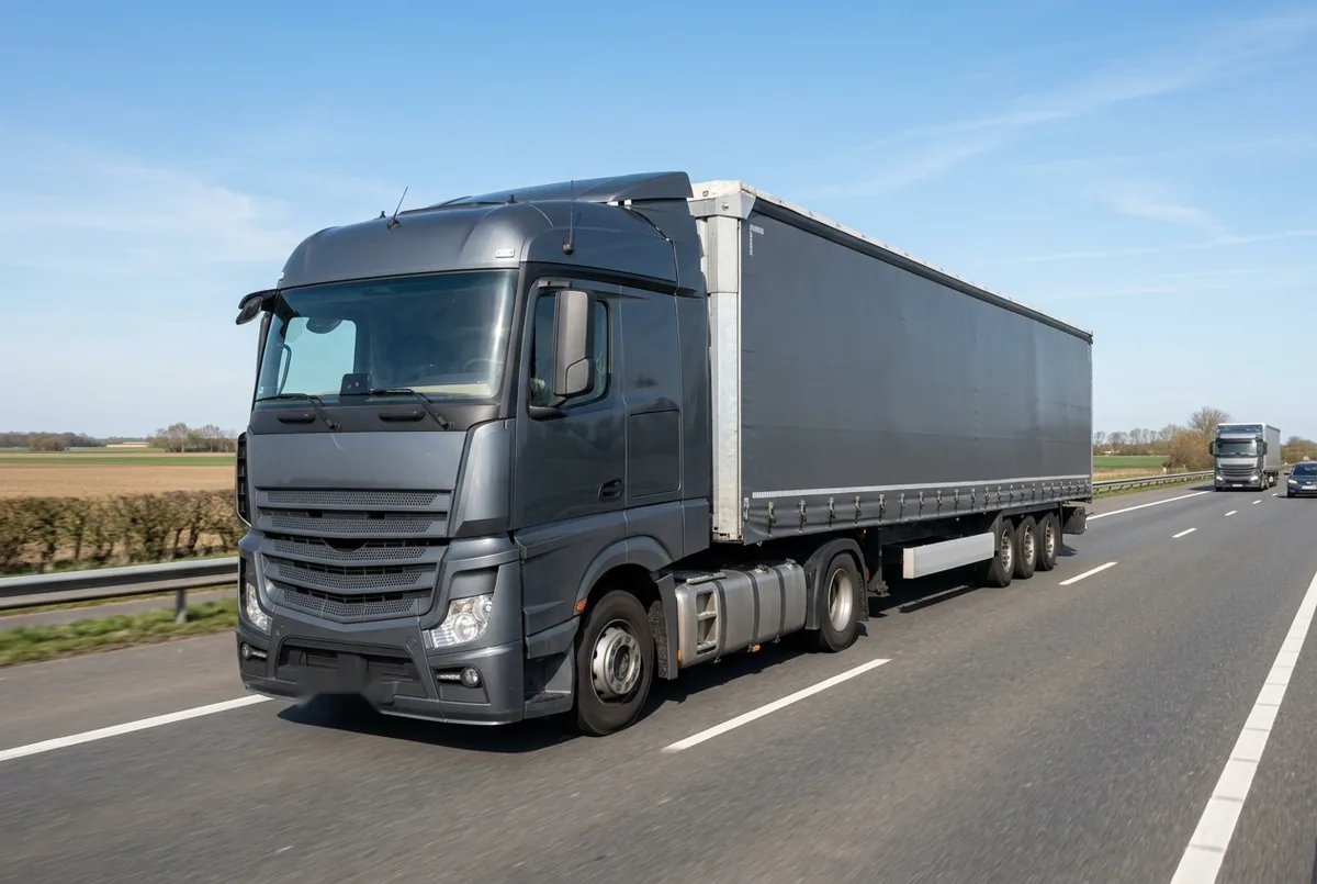 Generated illustration, not a photograph: Mercedes-Benz Actros, 220 kW, 4x2 tractor unit, a 4×2 tractor unit