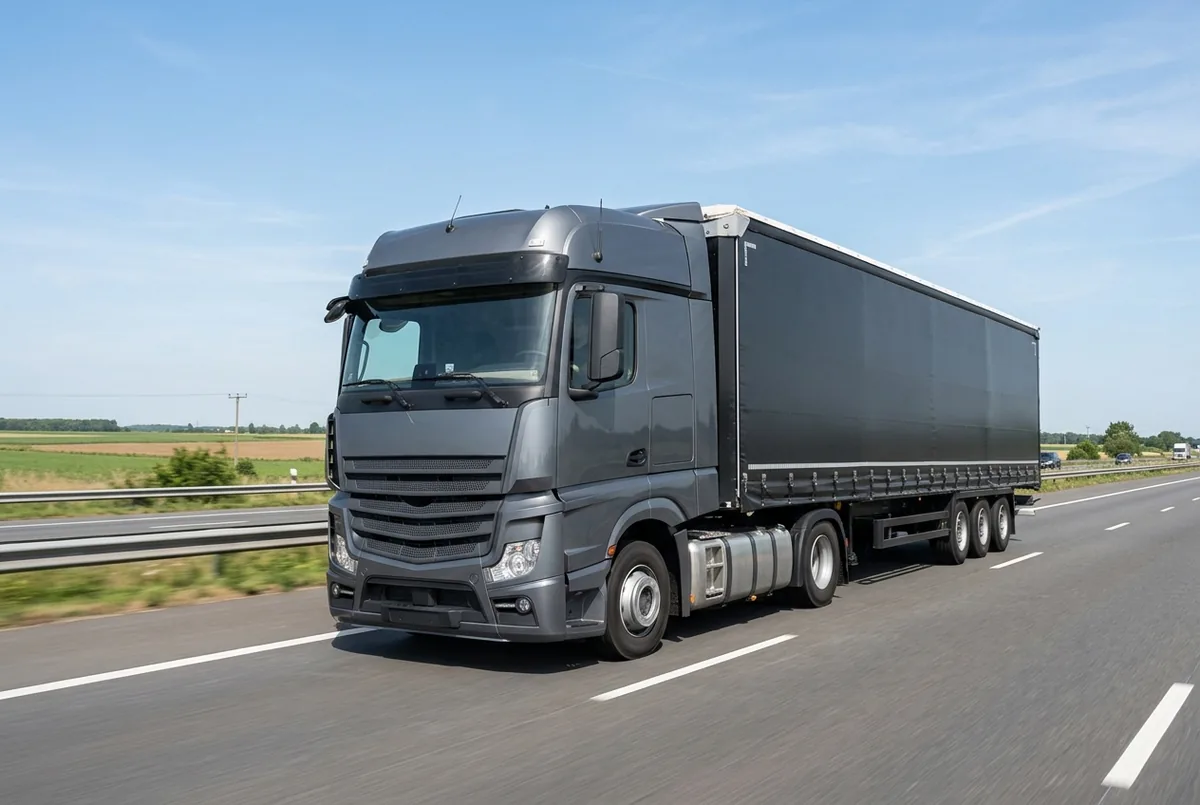 Generated illustration, not a photograph: Mercedes-Benz Actros, 235 kW, 4x2 tractor unit, a 4×2 tractor unit