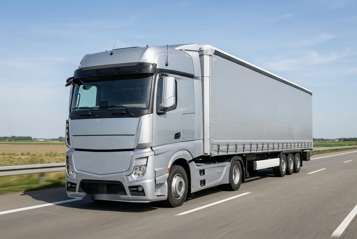 Generated illustration, not a photograph: Mercedes-Benz Actros, 260 kW, 4x2 tractor unit, a 4×2 tractor unit