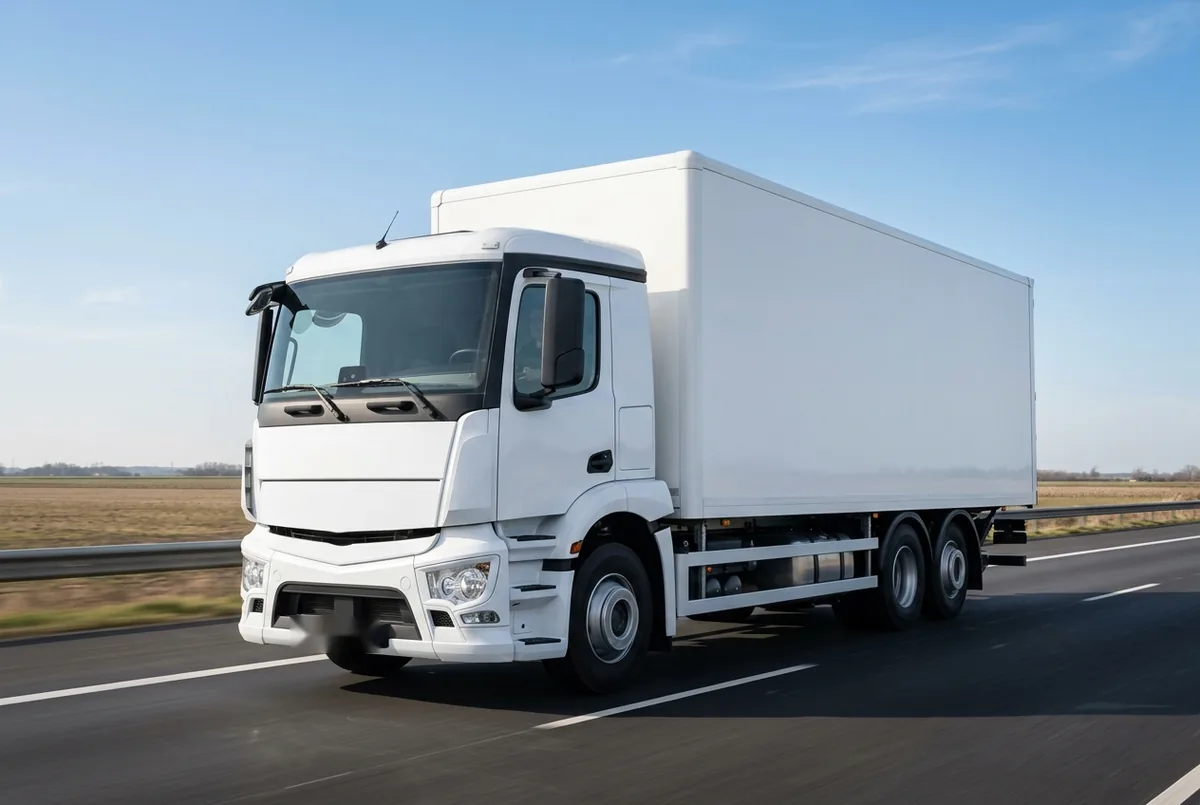 Generated illustration, not a photograph: Mercedes-Benz Antos, 235 kW, 6x2 rigid lorry, a 6×2 rigid lorry