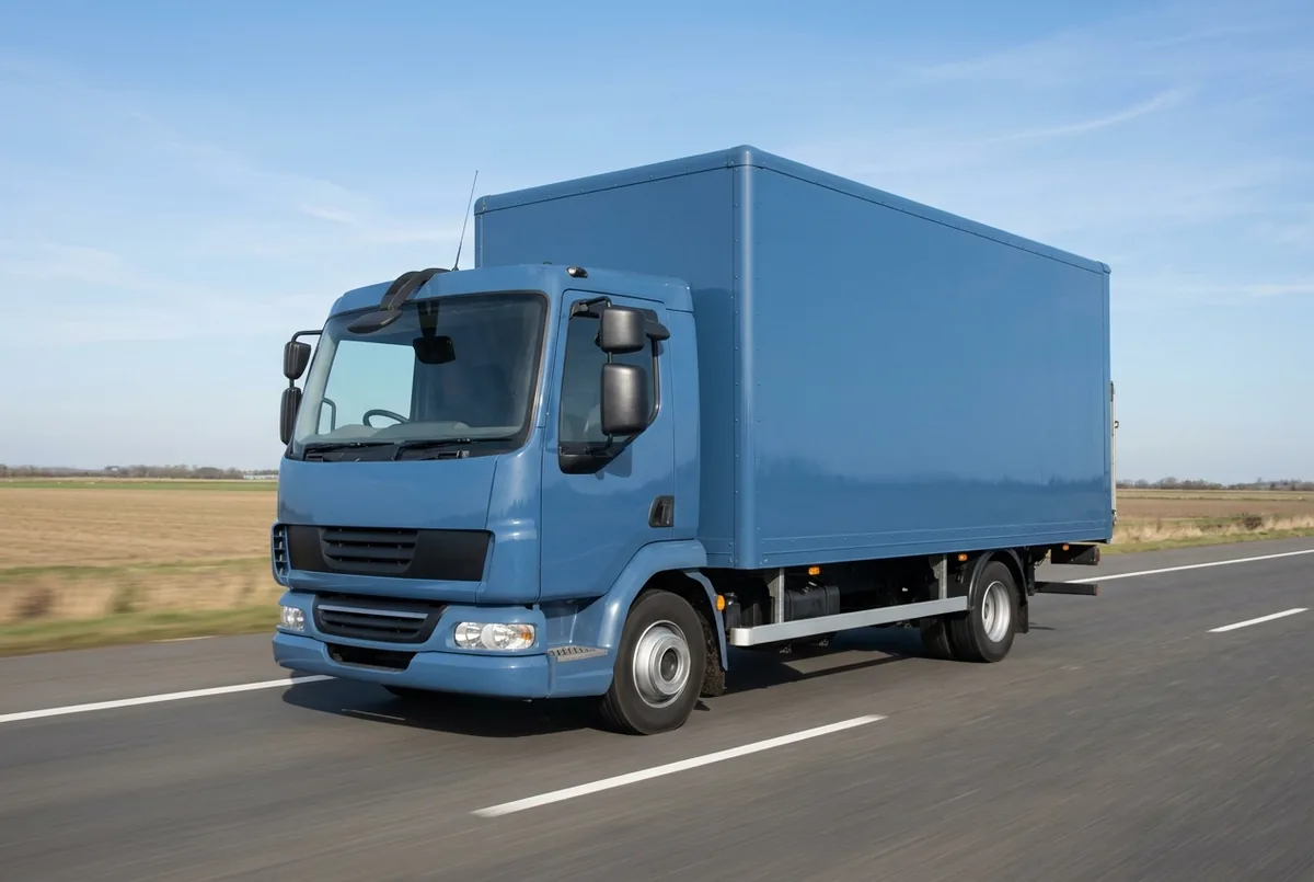 Generated illustration, not a photograph: Mercedes-Benz Antos, 260 kW, 4x2 rigid lorry, a 4×2 rigid lorry