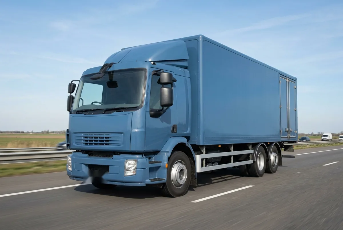 Generated illustration, not a photograph: Mercedes-Benz Antos, 265 kW, 6x2 rigid lorry, a 6×2 rigid lorry
