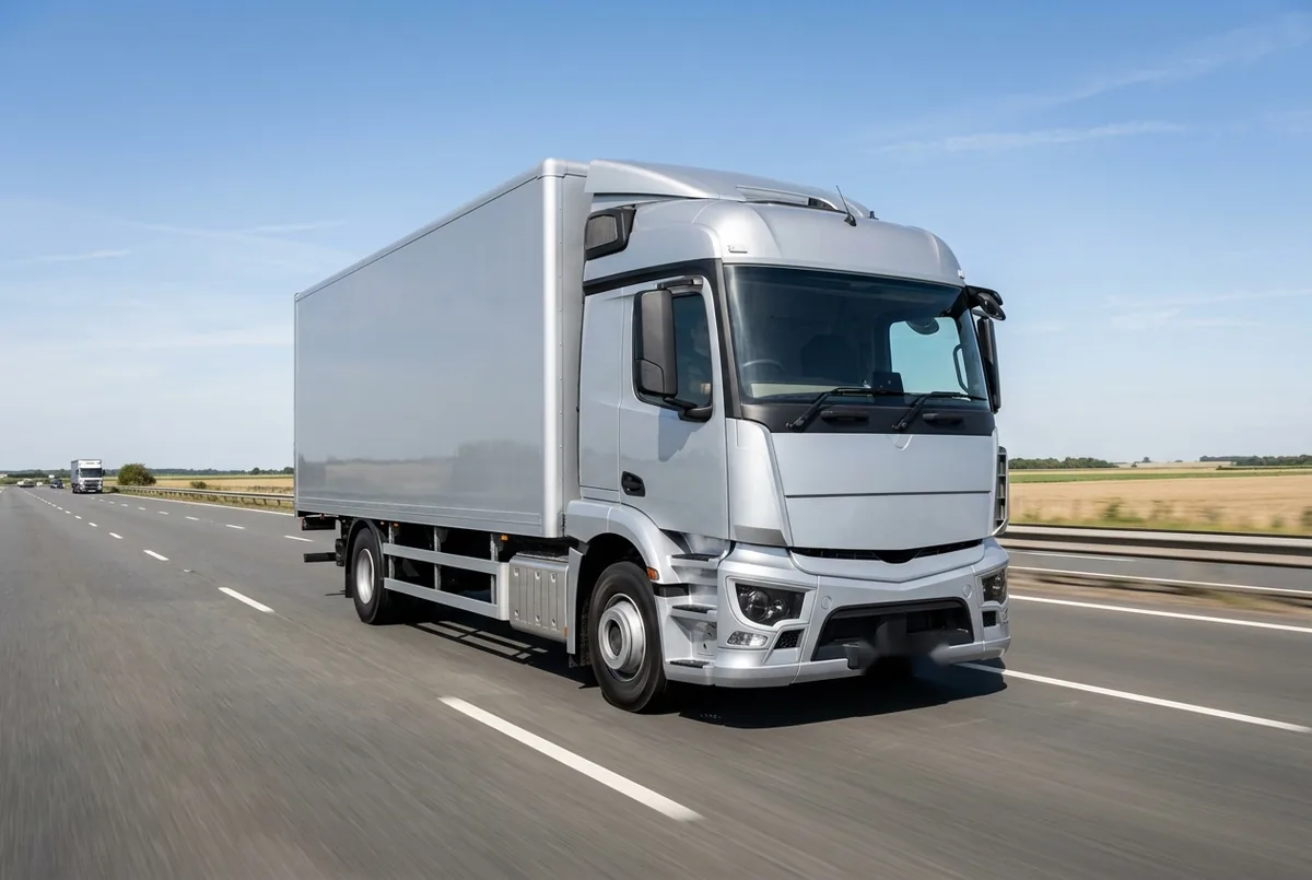 Generated illustration, not a photograph: Mercedes-Benz Arocs, 220 kW, 4x2 rigid lorry, a 4×2 rigid lorry