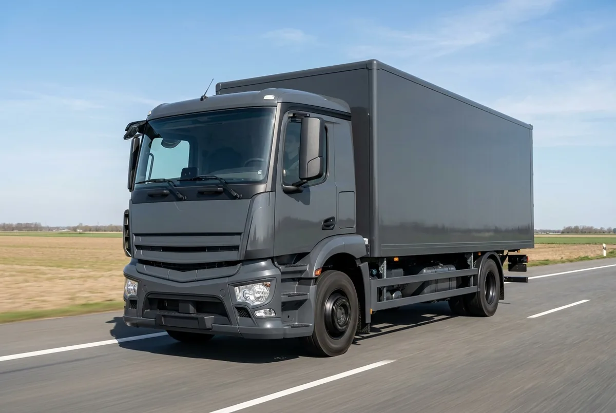 Generated illustration, not a photograph: Mercedes-Benz Arocs, 240 kW, 4x2 rigid lorry, a 4×2 rigid lorry