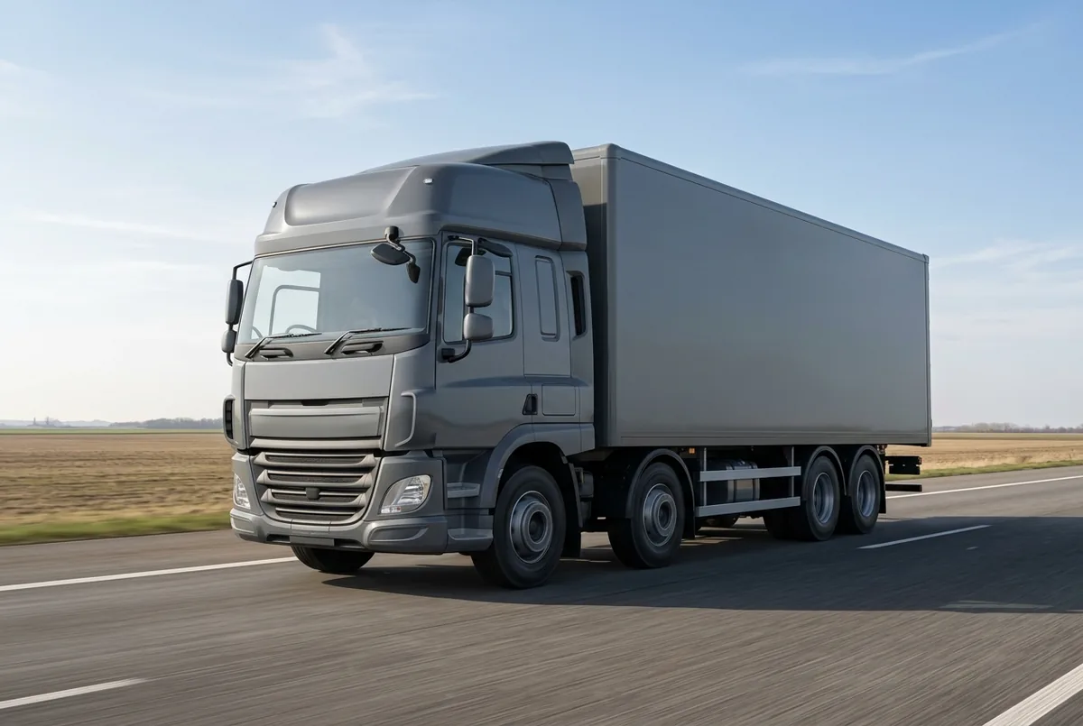 Generated illustration, not a photograph: Mercedes-Benz Arocs, 265 kW, 8x4 rigid lorry, a 8×4 rigid lorry