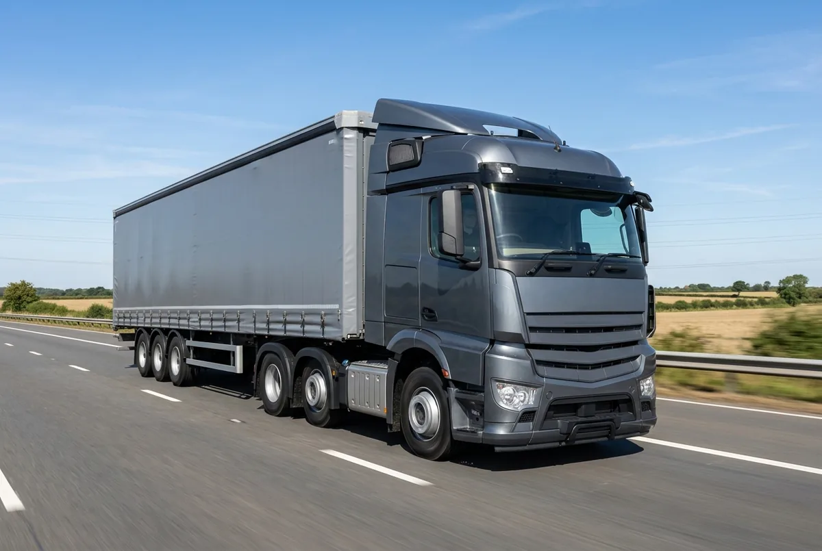 Generated illustration, not a photograph: Mercedes-Benz Arocs, 375 kW, 6x4 tractor unit, a 6×4 tractor unit