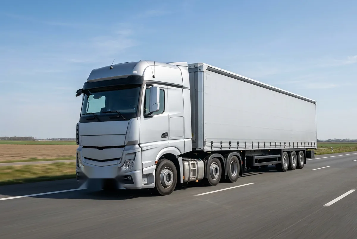 Generated illustration, not a photograph: Mercedes-Benz Arocs, 390 kW, 6x2 tractor unit, a 6×2 tractor unit