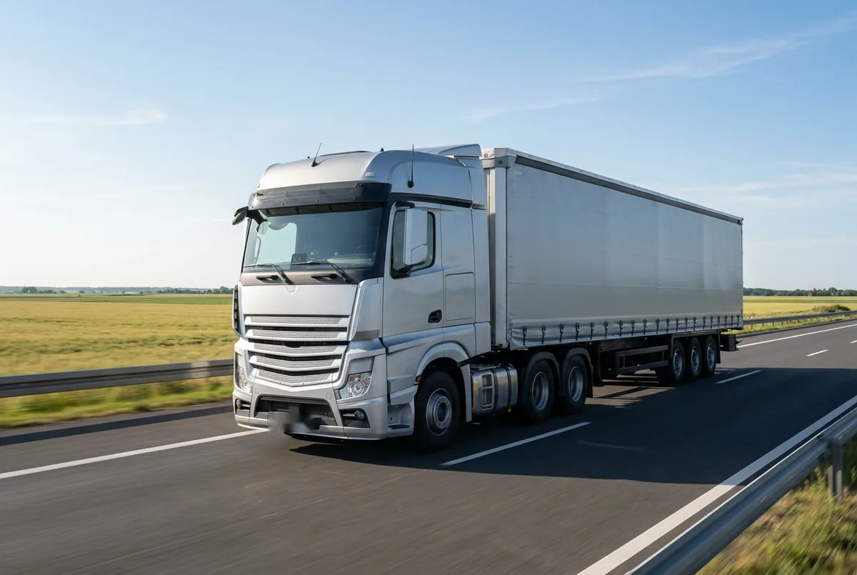 Generated illustration, not a photograph: Mercedes-Benz Arocs, 425 kW, 6x4 tractor unit, a 6×4 tractor unit