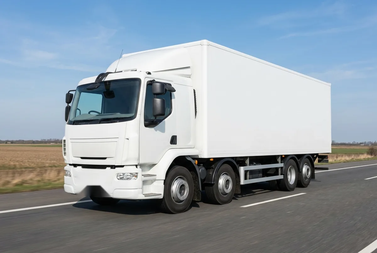 Generated illustration, not a photograph: Mercedes-Benz Arocs, 425 kW, 8x4 rigid lorry, a 8×4 rigid lorry