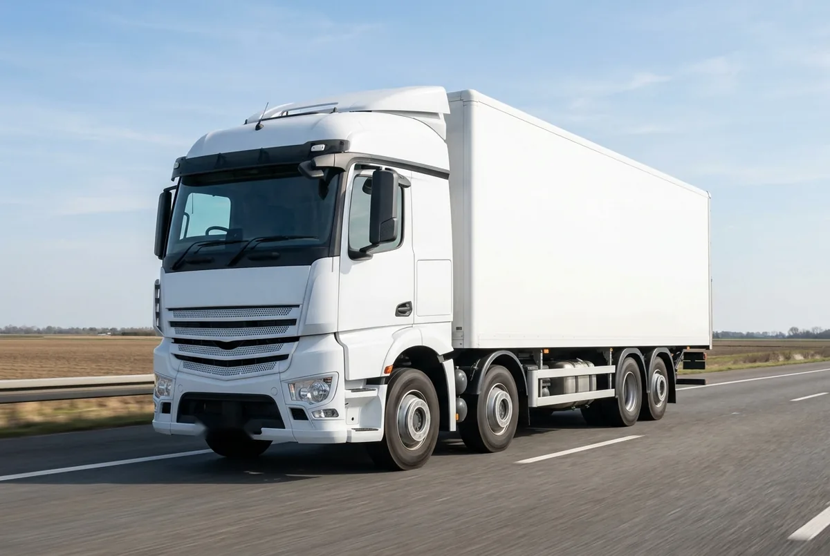 Generated illustration, not a photograph: Mercedes-Benz Arocs, 460 kW, 8x4 rigid lorry, a 8×4 rigid lorry