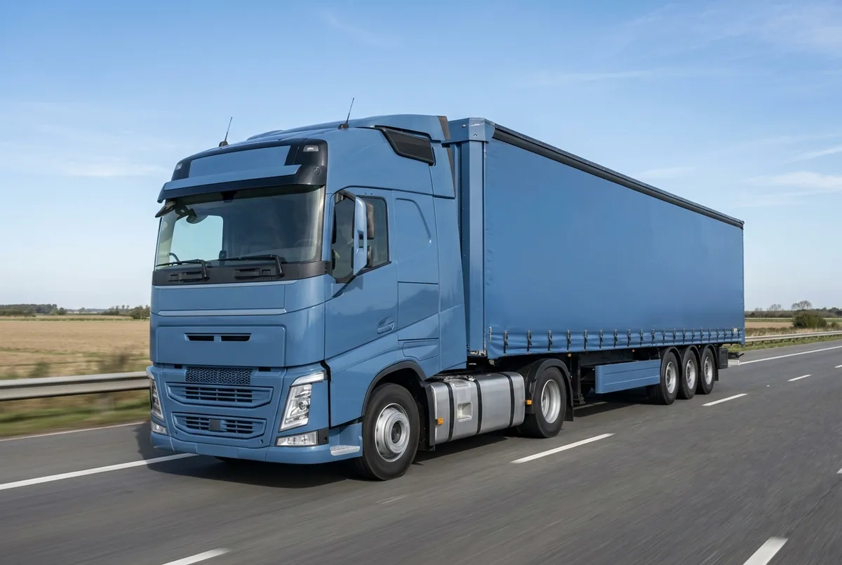 Generated illustration, not a photograph: Volvo FH, 315 kW, 4x2 tractor unit (2019–2022), a 4×2 tractor unit