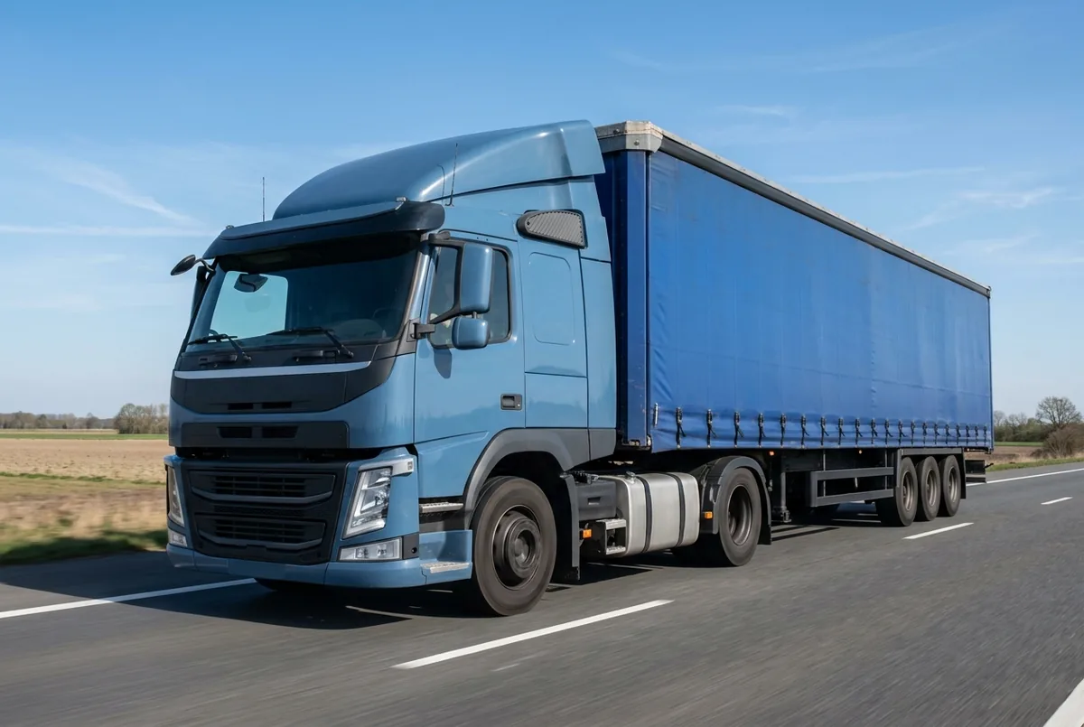 Generated illustration, not a photograph: Volvo FM, 278 kW, 4x2 tractor unit (2016–2019), a 4×2 tractor unit