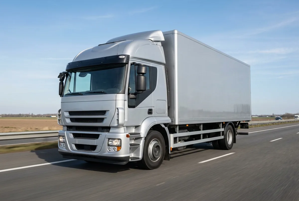 Generated illustration, not a photograph: IVECO Stralis, 228 kW, 4x2 rigid lorry, a 4×2 rigid lorry