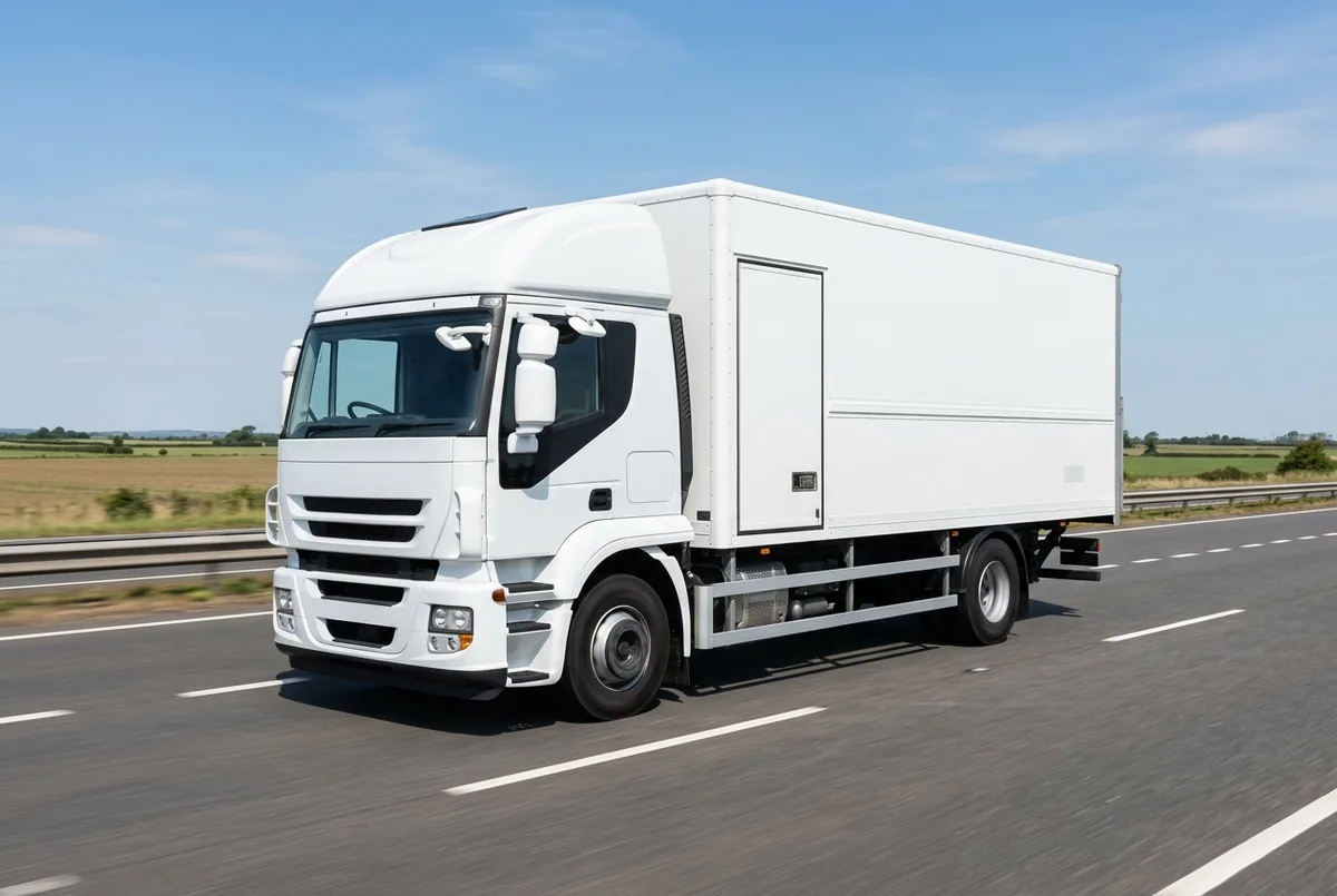 Generated illustration, not a photograph: IVECO Stralis, 243 kW, 4x2 rigid lorry, 8.7 L, a 4×2 rigid lorry