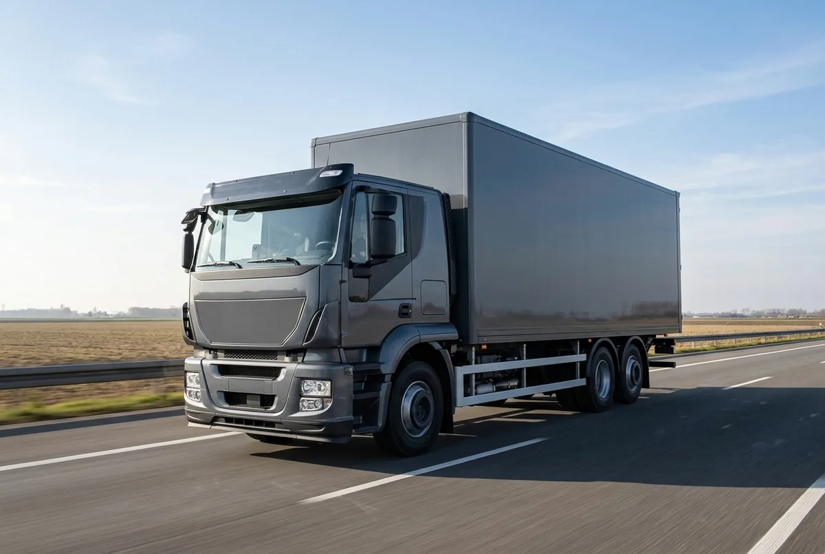 Generated illustration, not a photograph: IVECO Stralis, 243 kW, 6x2 rigid lorry, 7.8 L, a 6×2 rigid lorry