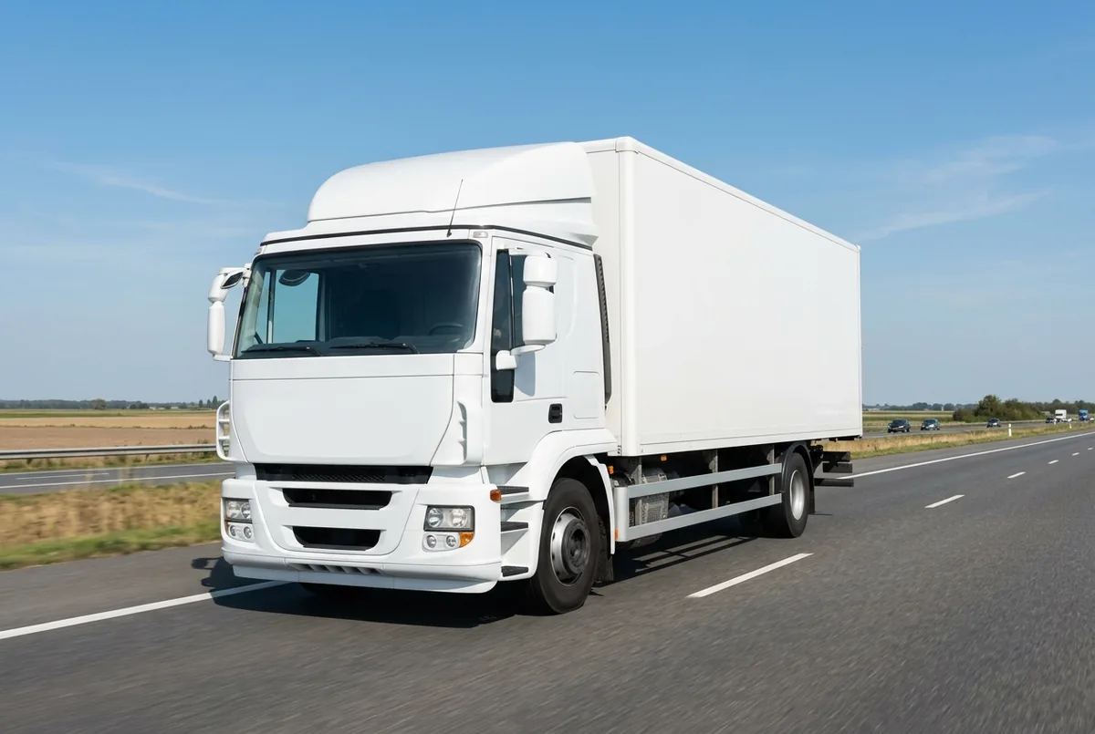 Generated illustration, not a photograph: IVECO Stralis, 250 kW, 4x2 rigid lorry, a 4×2 rigid lorry