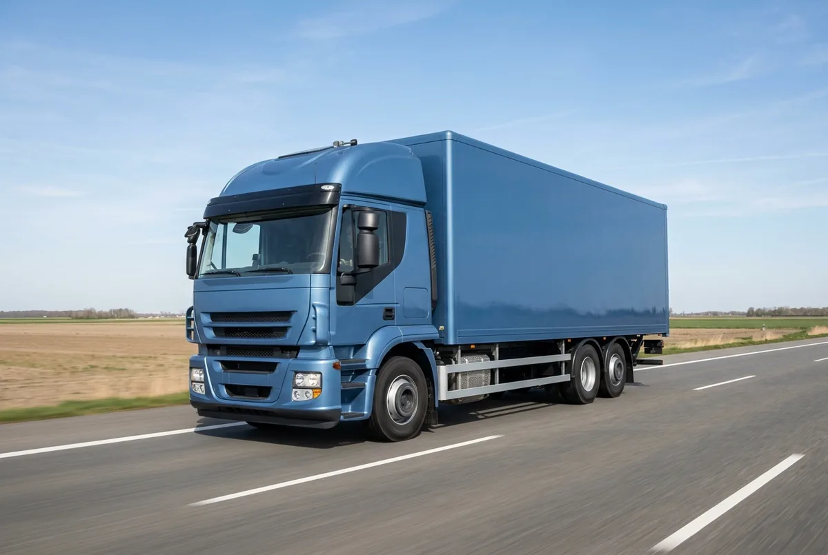 Generated illustration, not a photograph: IVECO Stralis, 250 kW, 6x2 rigid lorry, a 6×2 rigid lorry