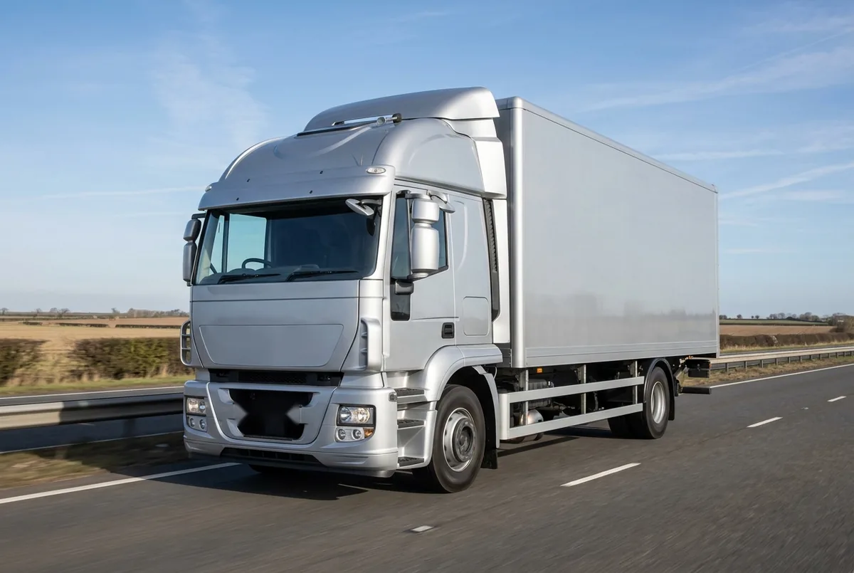 Generated illustration, not a photograph: IVECO Stralis, 265 kW, 4x2 rigid lorry, a 4×2 rigid lorry