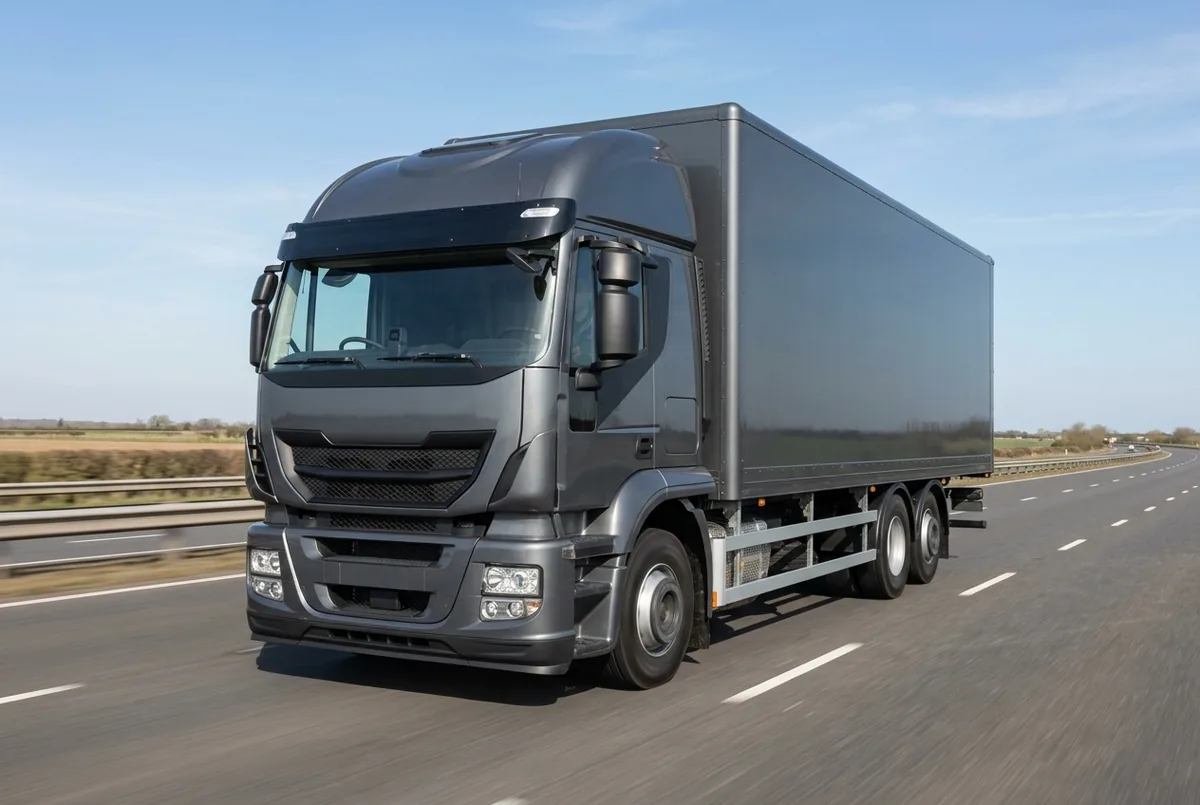 Generated illustration, not a photograph: IVECO Stralis, 265 kW, 6x2 rigid lorry, a 6×2 rigid lorry
