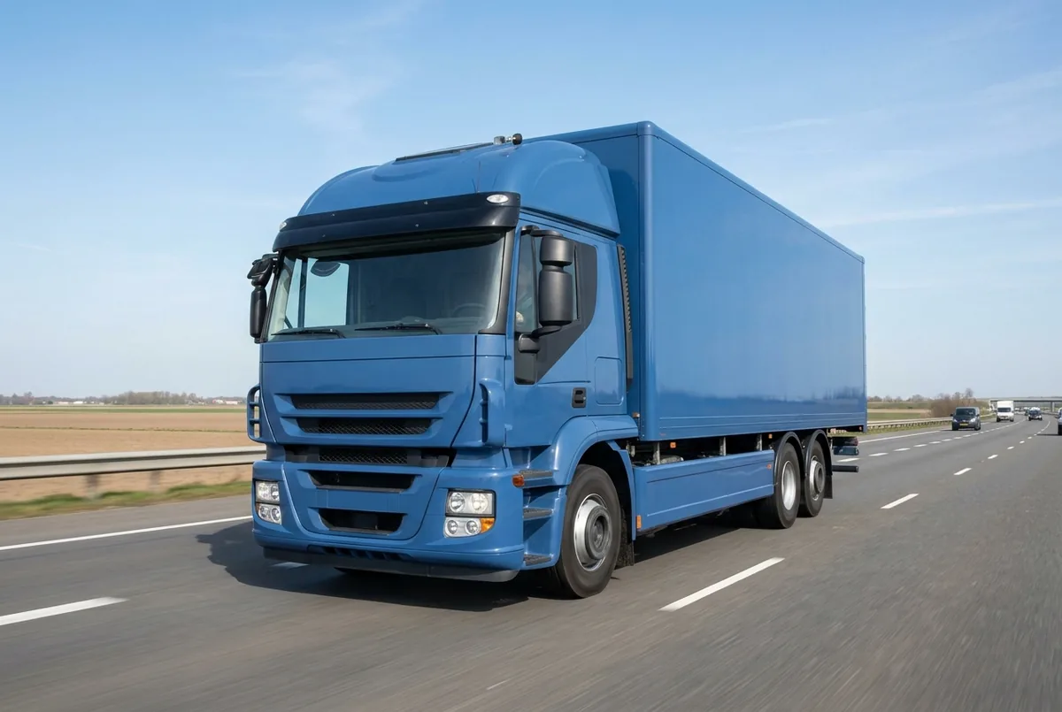 Generated illustration, not a photograph: IVECO Stralis, 294 kW, 6x2 rigid lorry, a 6×2 rigid lorry