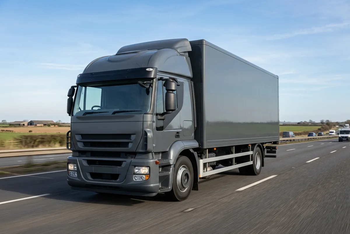 Generated illustration, not a photograph: IVECO Stralis, 338 kW, 4x2 rigid lorry, 11.1 L, a 4×2 rigid lorry