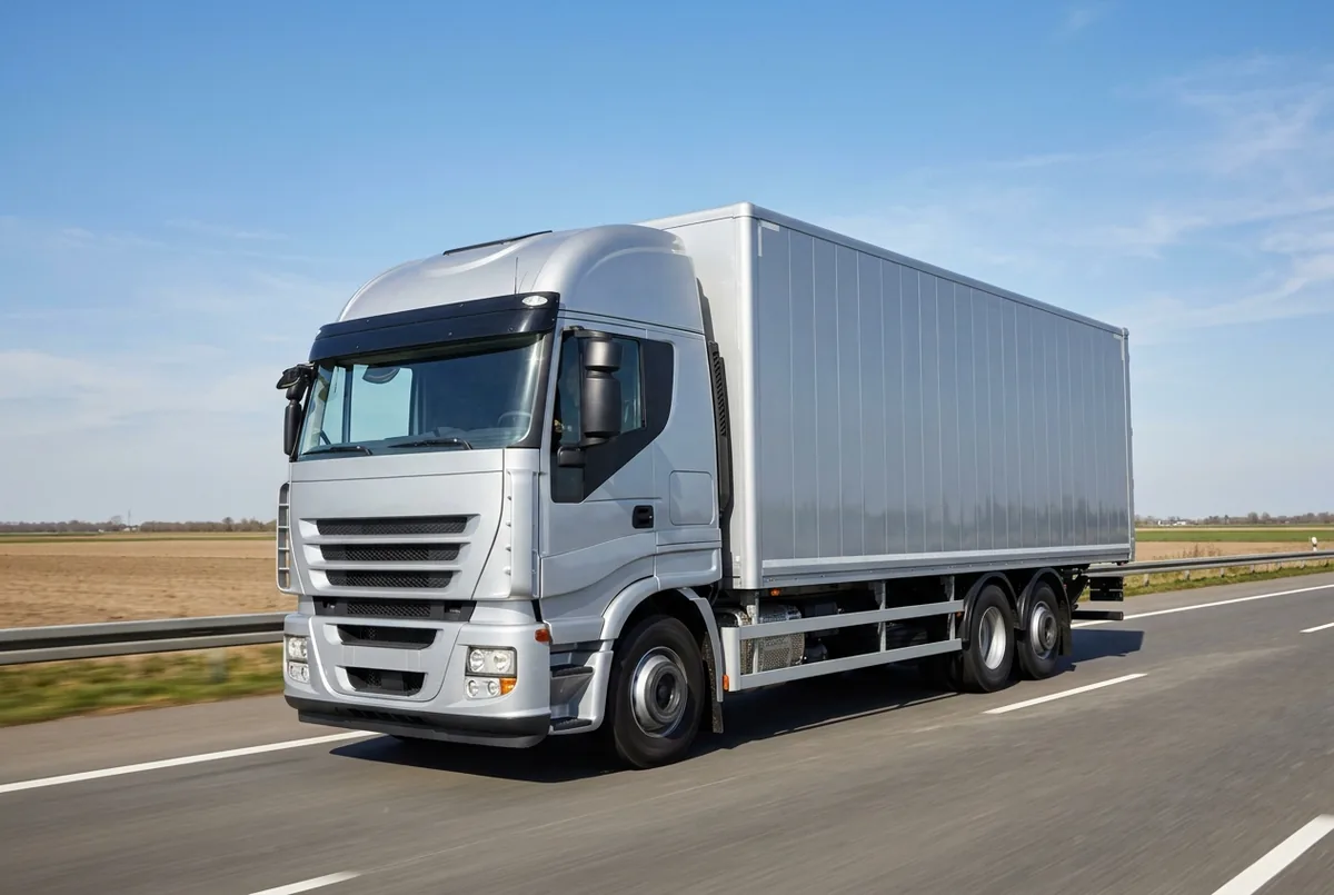Generated illustration, not a photograph: IVECO Stralis, 338 kW, 6x2 rigid lorry, 11.1 L, a 6×2 rigid lorry