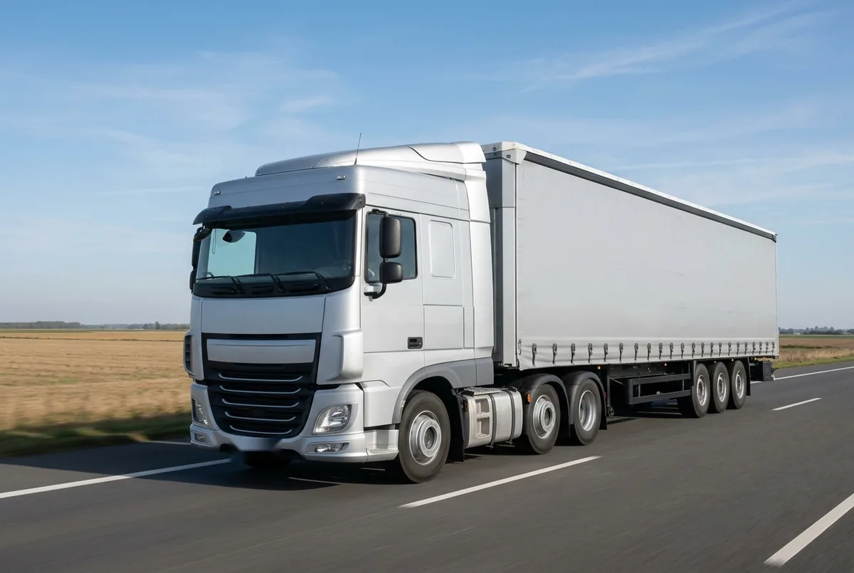 Generated illustration, not a photograph: IVECO Stralis, 338 kW, 6x2 tractor unit, 12.9 L, a 6×2 tractor unit
