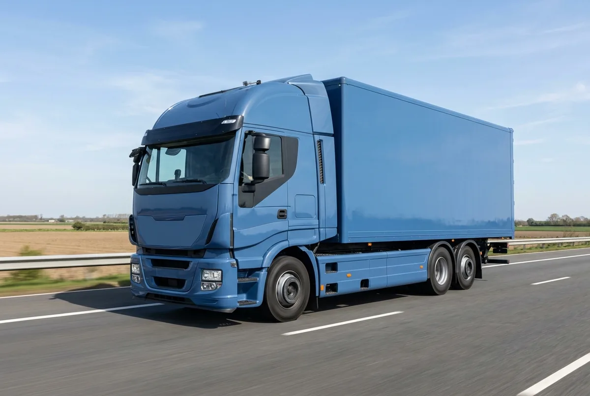 Generated illustration, not a photograph: IVECO Stralis, 375 kW, 6x2 rigid lorry, a 6×2 rigid lorry