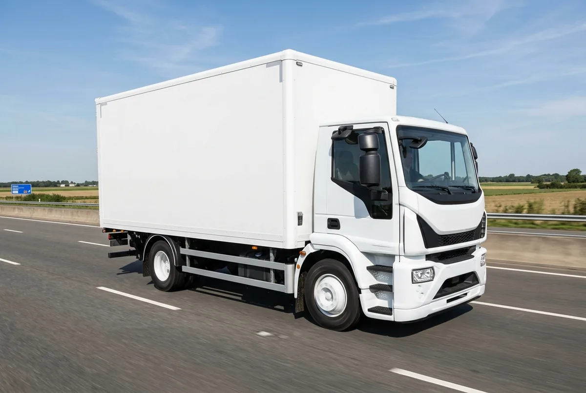 Generated illustration, not a photograph: IVECO S-Way, 250 kW, 4x2 rigid lorry, a 4×2 rigid lorry