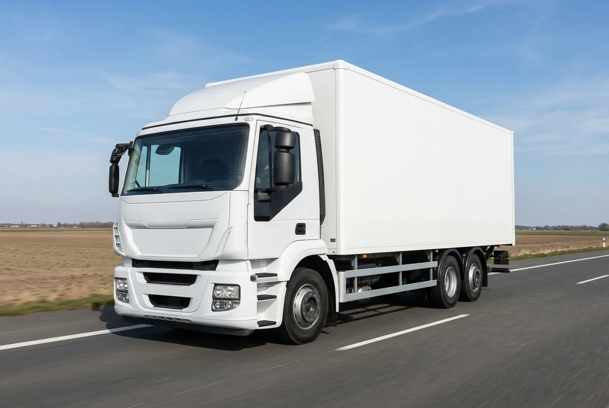 Generated illustration, not a photograph: IVECO S-Way, 250 kW, 6x2 rigid lorry, a 6×2 rigid lorry