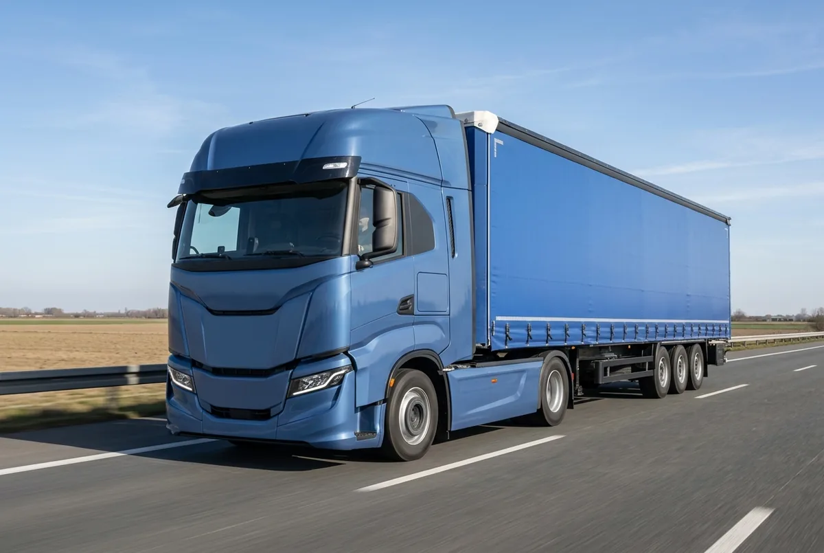 Generated illustration, not a photograph: IVECO S-Way, 265 kW, 4x2 tractor unit, a 4×2 tractor unit