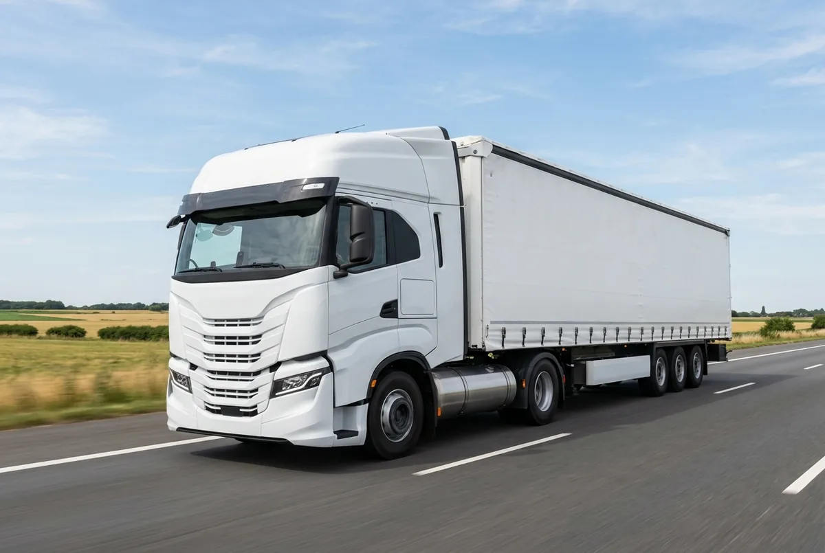 Generated illustration, not a photograph: IVECO S-Way, 309 kW, 4x2 tractor unit, a 4×2 tractor unit
