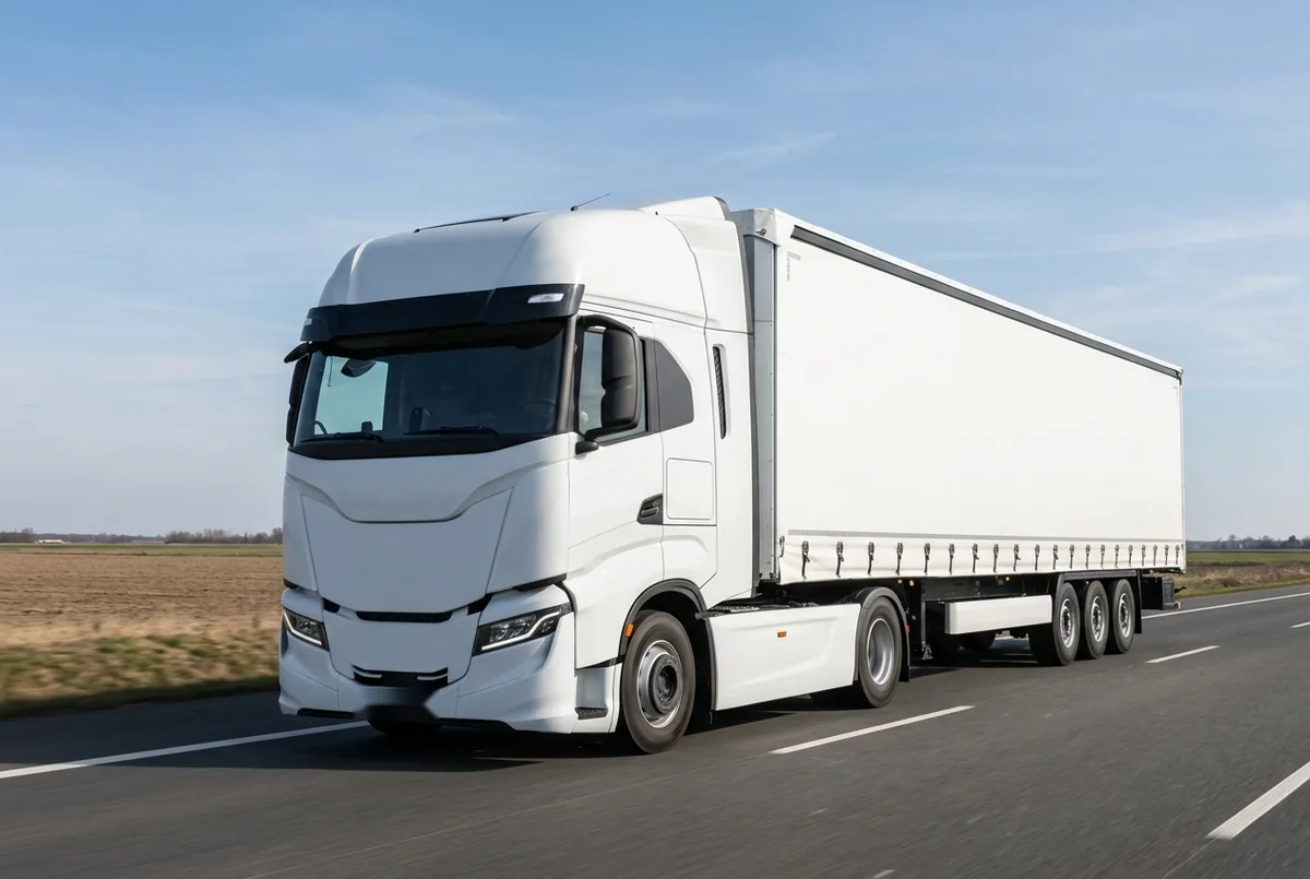 Generated illustration, not a photograph: IVECO S-Way, 338 kW, 4x2 tractor unit, 11.1 L, a 4×2 tractor unit