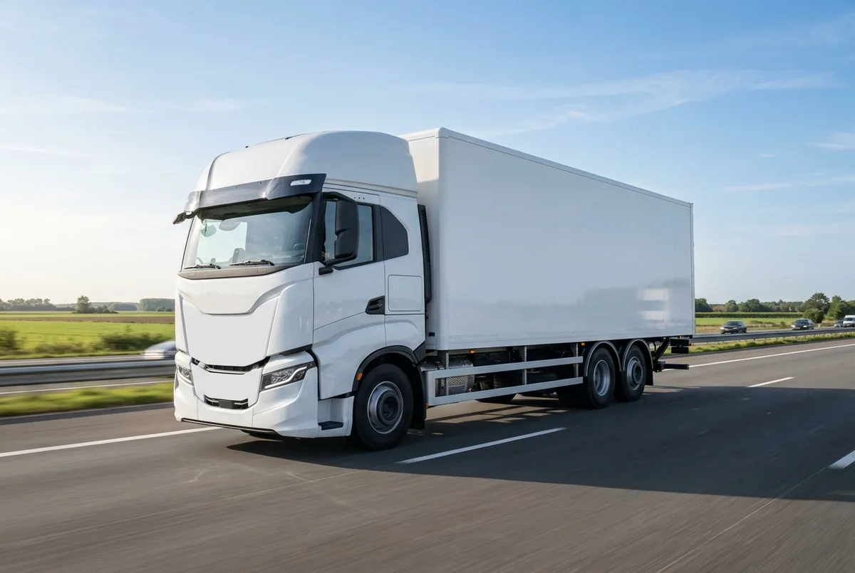 Generated illustration, not a photograph: IVECO S-Way, 353 kW, 6x2 rigid lorry, a 6×2 rigid lorry