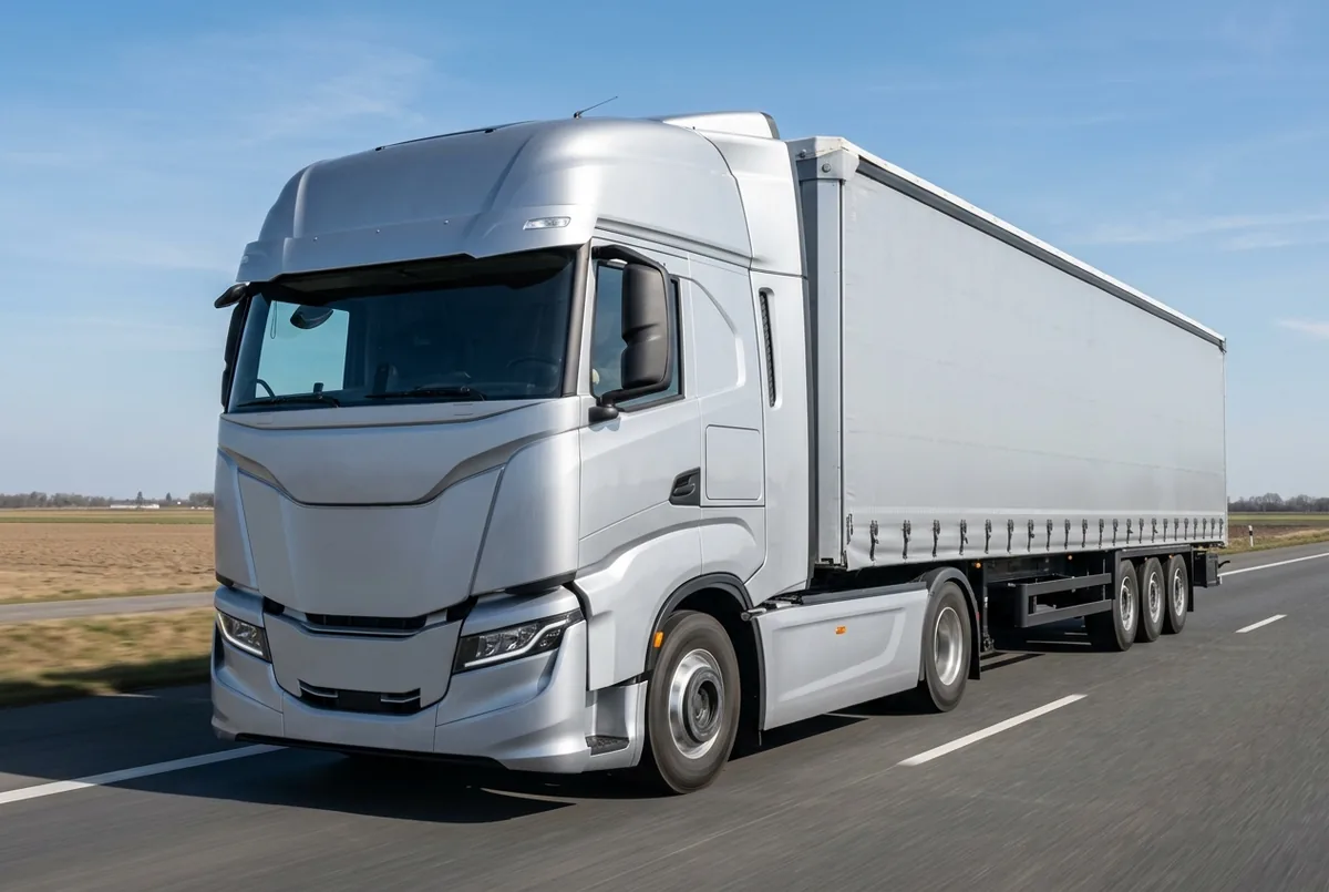 Generated illustration, not a photograph: IVECO S-Way, 375 kW, 4x2 tractor unit (2020), a 4×2 tractor unit