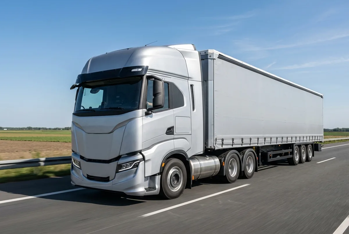Generated illustration, not a photograph: IVECO S-Way, 375 kW, 6x2 tractor unit, a 6×2 tractor unit