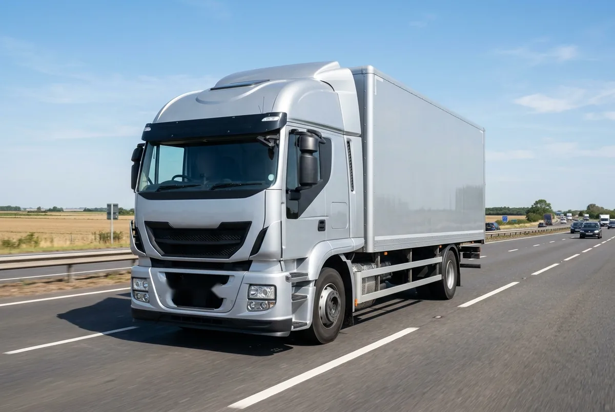 Generated illustration, not a photograph: IVECO S-Way, 387 kW, 4x2 rigid lorry, a 4×2 rigid lorry