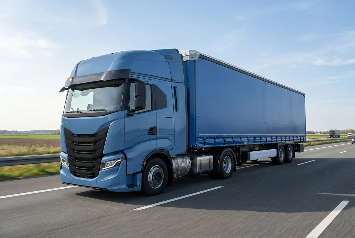 Generated illustration, not a photograph: IVECO S-Way, 419 kW, 4x2 tractor unit, a 4×2 tractor unit