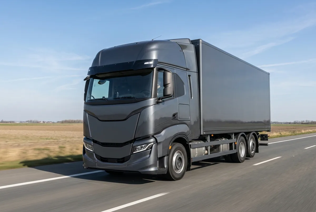 Generated illustration, not a photograph: IVECO S-Way, 419 kW, 6x2 rigid lorry, a 6×2 rigid lorry