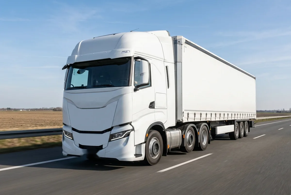 Generated illustration, not a photograph: IVECO S-Way, 419 kW, 6x2 tractor unit, a 6×2 tractor unit