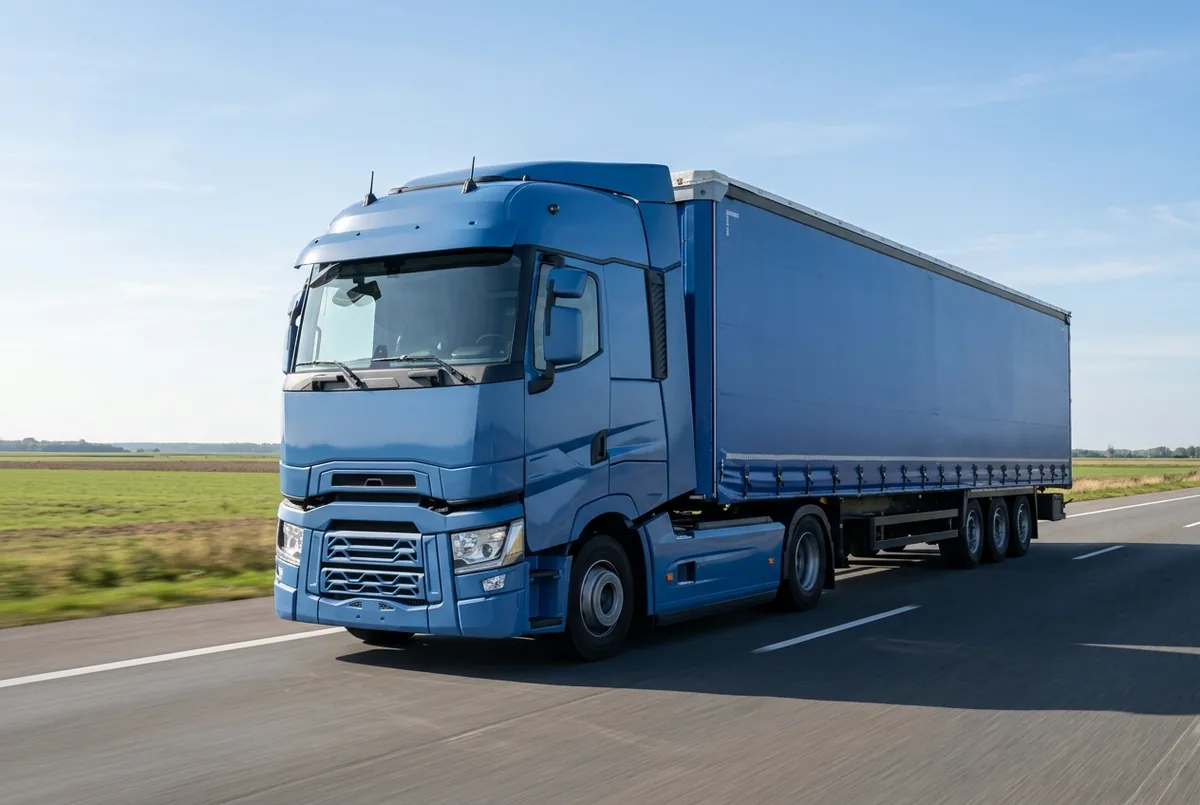 Generated illustration, not a photograph: Renault T, 285 kW, 4x2 tractor unit (2015–2022), a 4×2 tractor unit