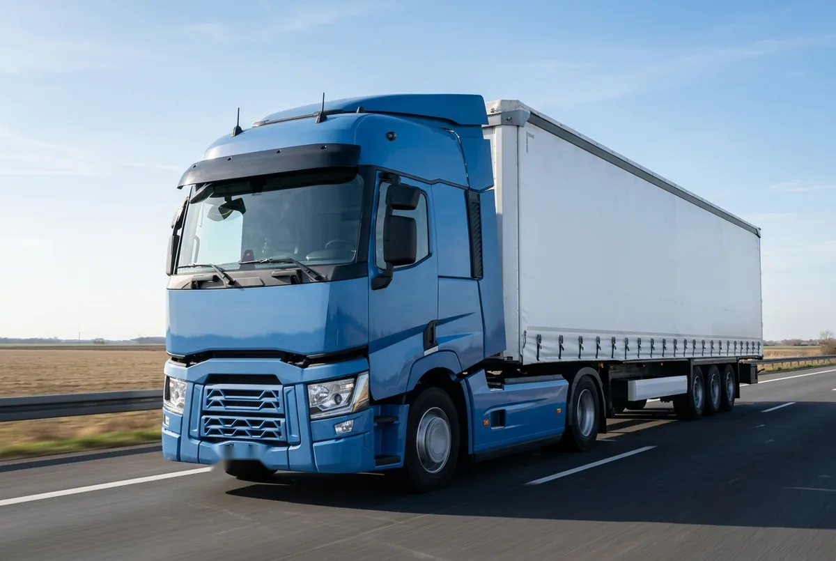 Generated illustration, not a photograph: Renault T, 323 kW, 4x2 tractor unit (2014–2022), a 4×2 tractor unit