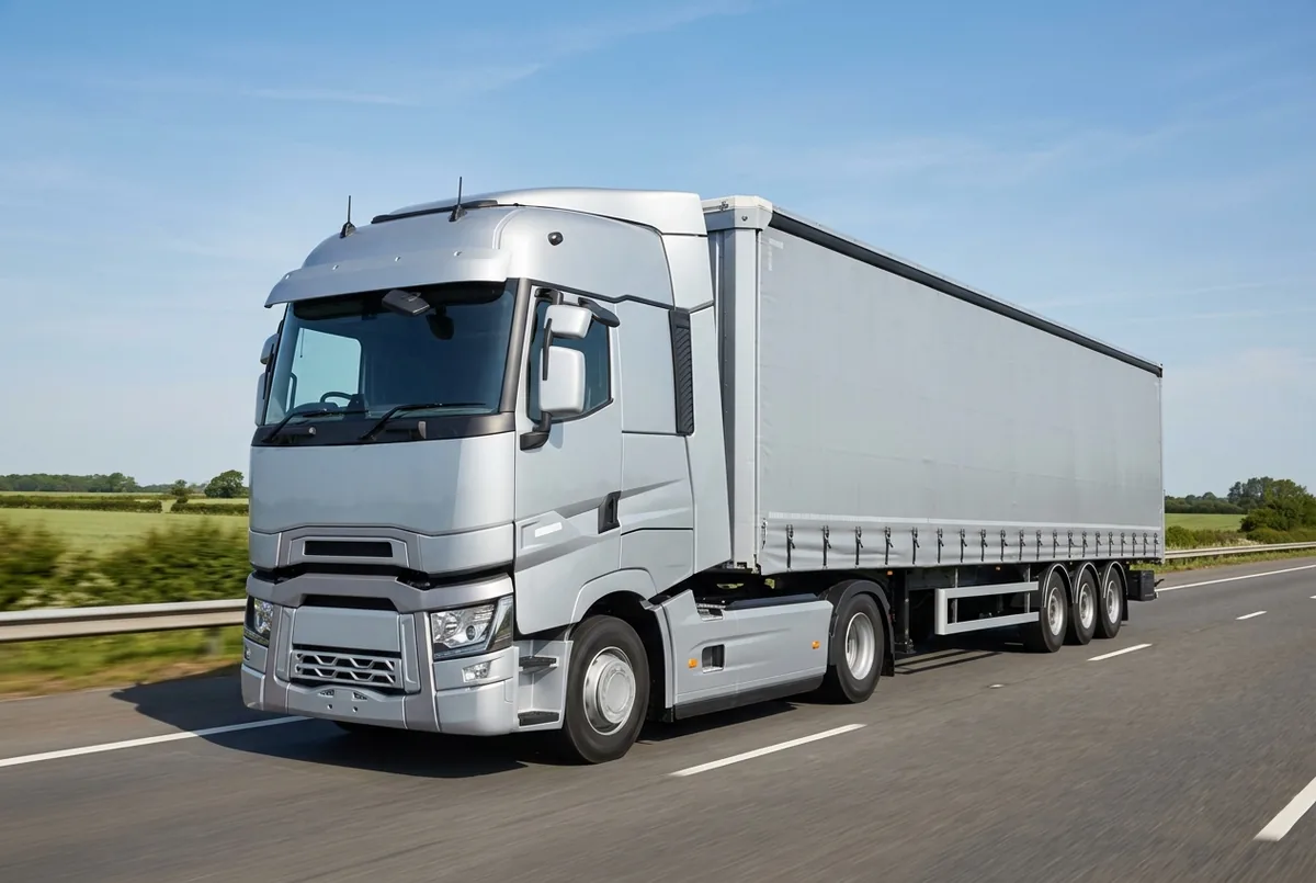 Generated illustration, not a photograph: Renault T, 330 kW, 4x2 tractor unit (from 2017), a 4×2 tractor unit